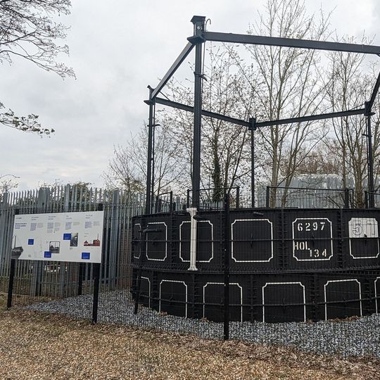 Iron gas-holder, Lavenham gasworks