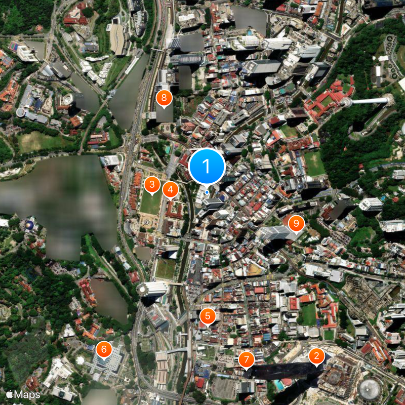 Sultan Abdul Samad Jamek Mosque Mappa