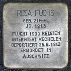 Stolperstein en memoria de Rosa Fuchs