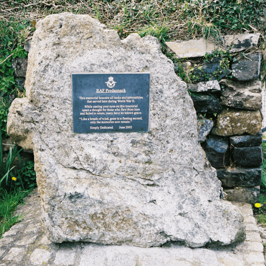 RAF Predannack WWII Memorial