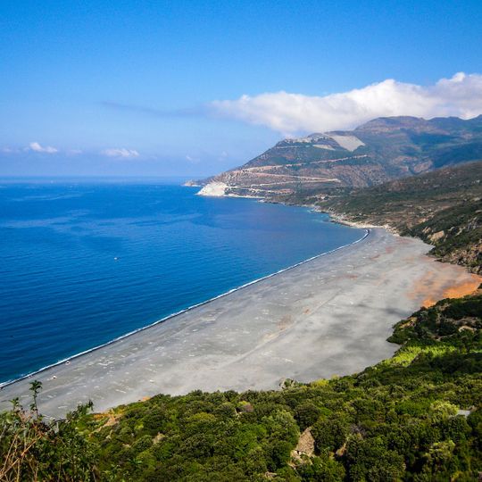 Plage de Nonza