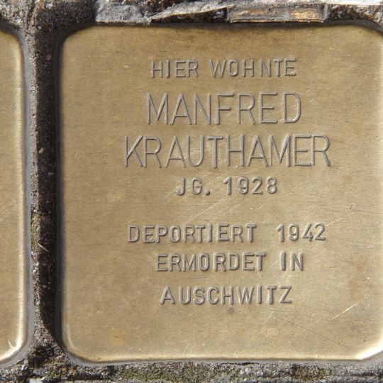 Stolperstein em memória de Manfred Krauthamer