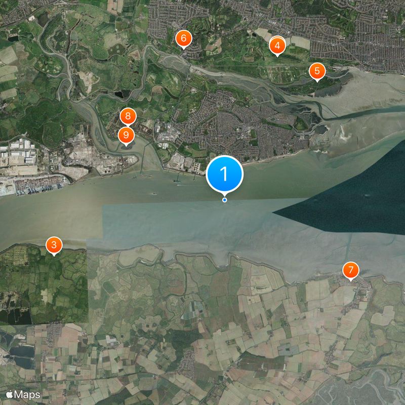 Thames Estuary Map