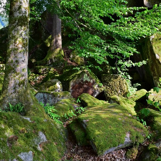 Granitfelsengruppe Leopold von Buch Denkmal