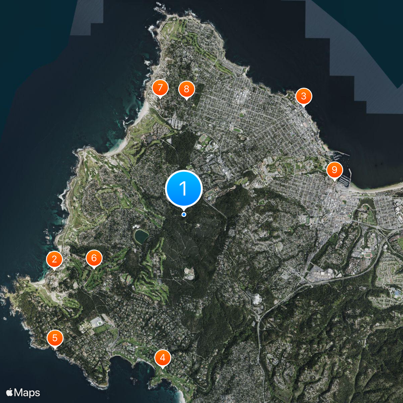 Monterey Peninsula Map