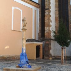 Mariánský sloup v Mohelnici na Kostelním náměstí