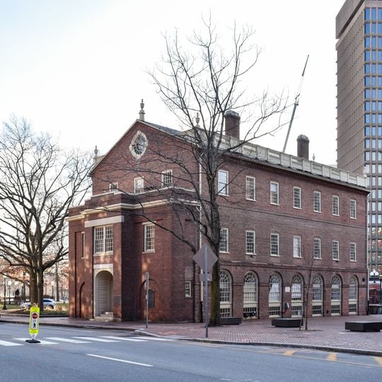 Market Square, Providence, Rhode Island, During the Great September Gale