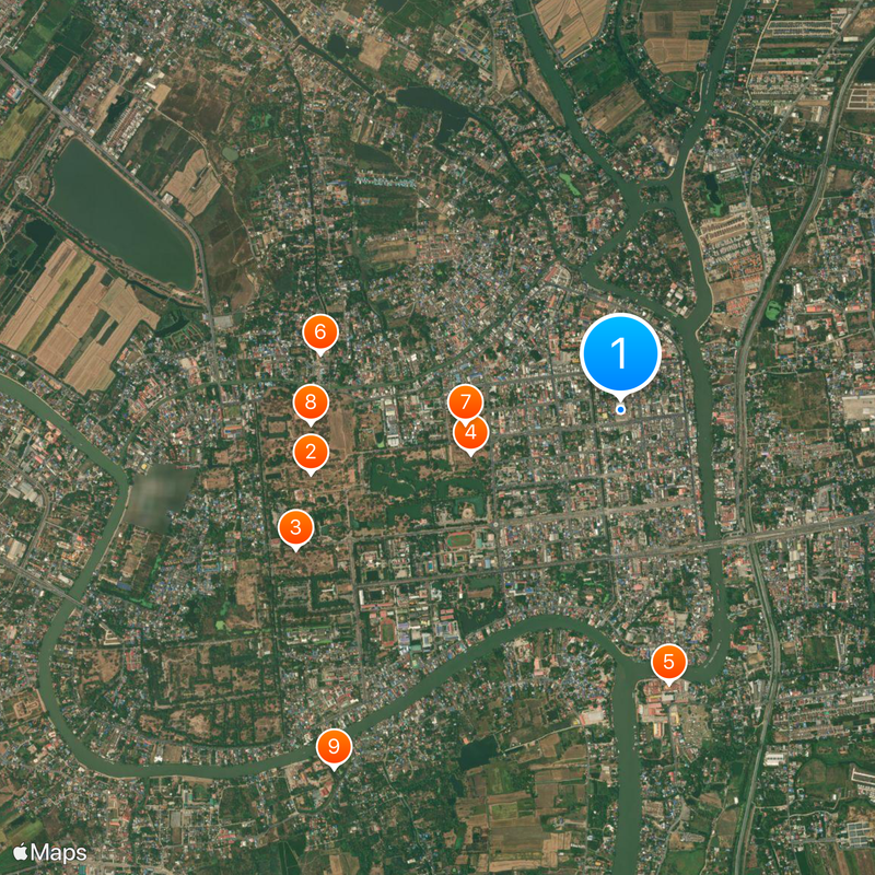 Phra Nakhon Si Ayutthaya Map