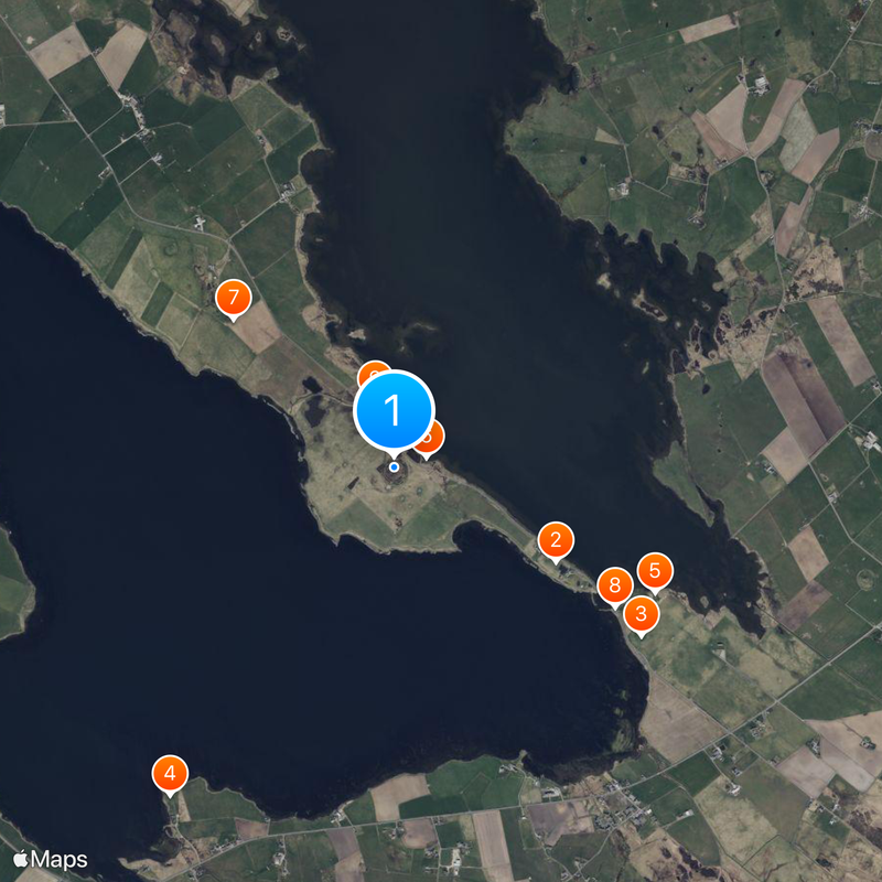 Ring of Brodgar Kaart