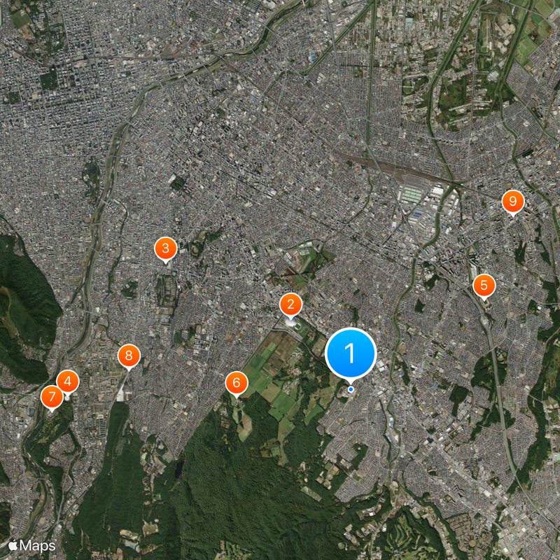 Sapporo International University Map