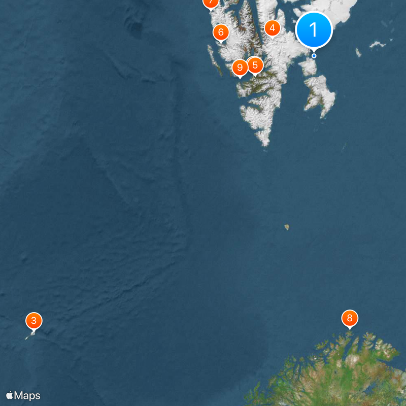 Svalbard e Jan Mayen Mappa