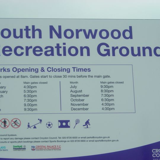 South Norwood Recreation Ground