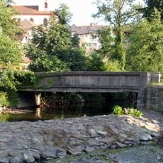 Bridge of Kostelní street over the Kocába in Nový Knín