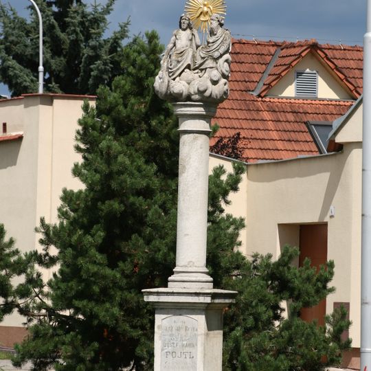 Holy Trinity column in Šlapanice