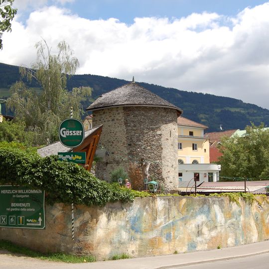 Mauern, Turm, Teil der Stadtbefestigung