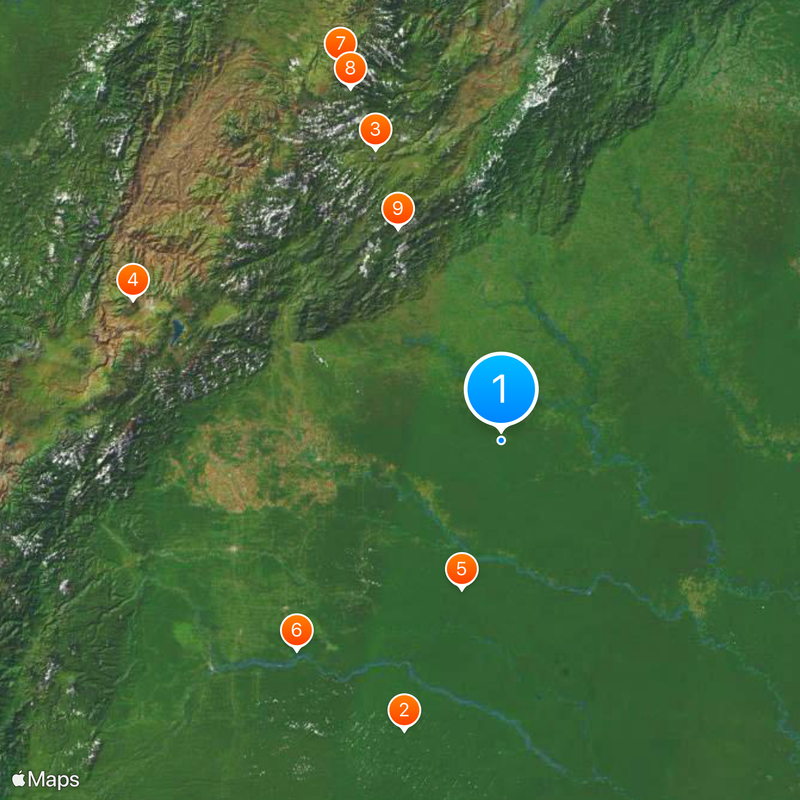Putumayo Department Map