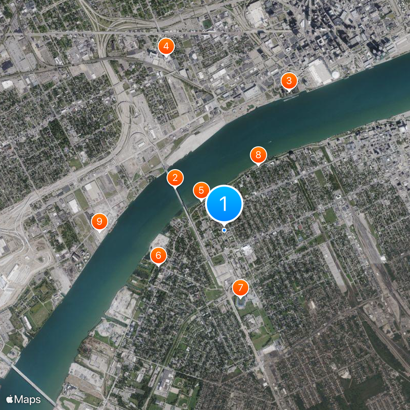 University of Windsor Map