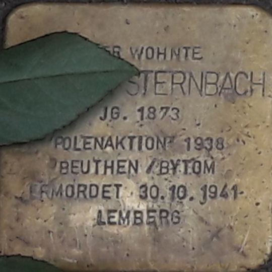 Stolperstein em memória de Sander Sternbach