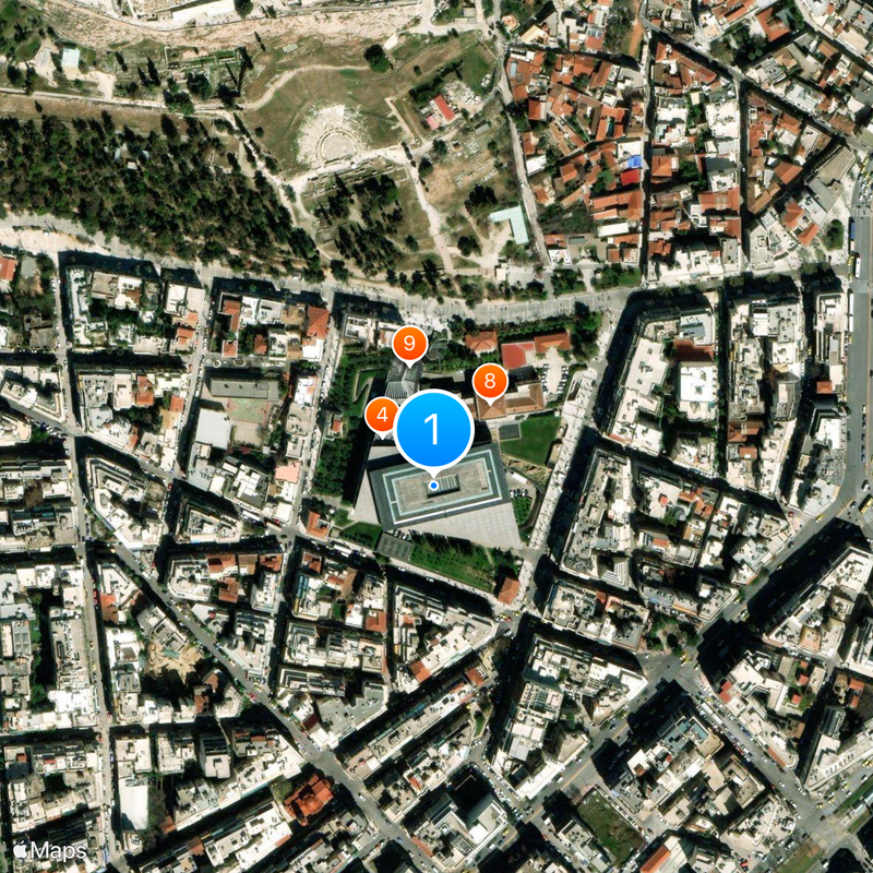 Akropolismuseum Kaart