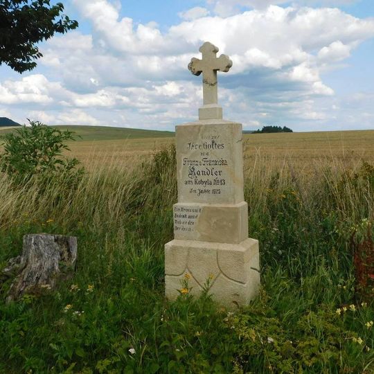 Forsterův kříž jižně od Kobylého