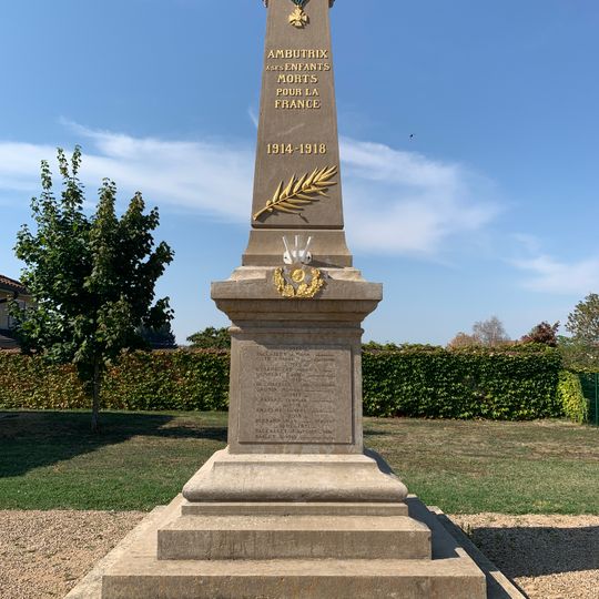 War memorial of Ambutrix