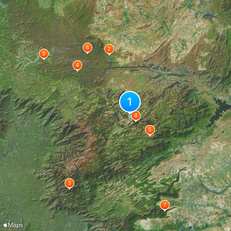 Government Botanical Garden Mappa