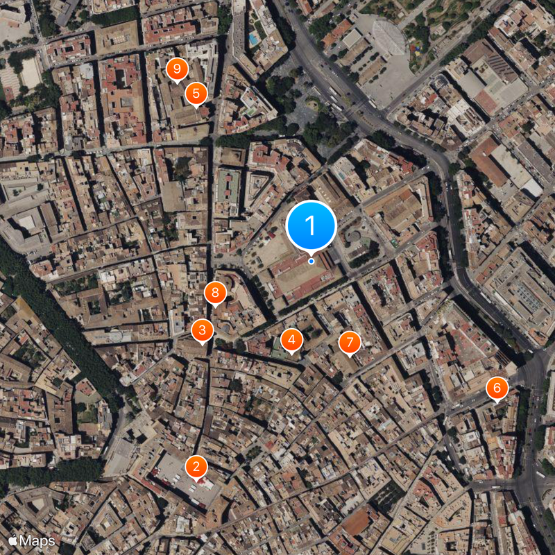 Mercat de l'Olivar Map