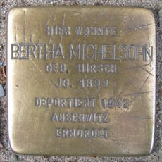 Stolperstein en memoria de Bertha Michelsohn