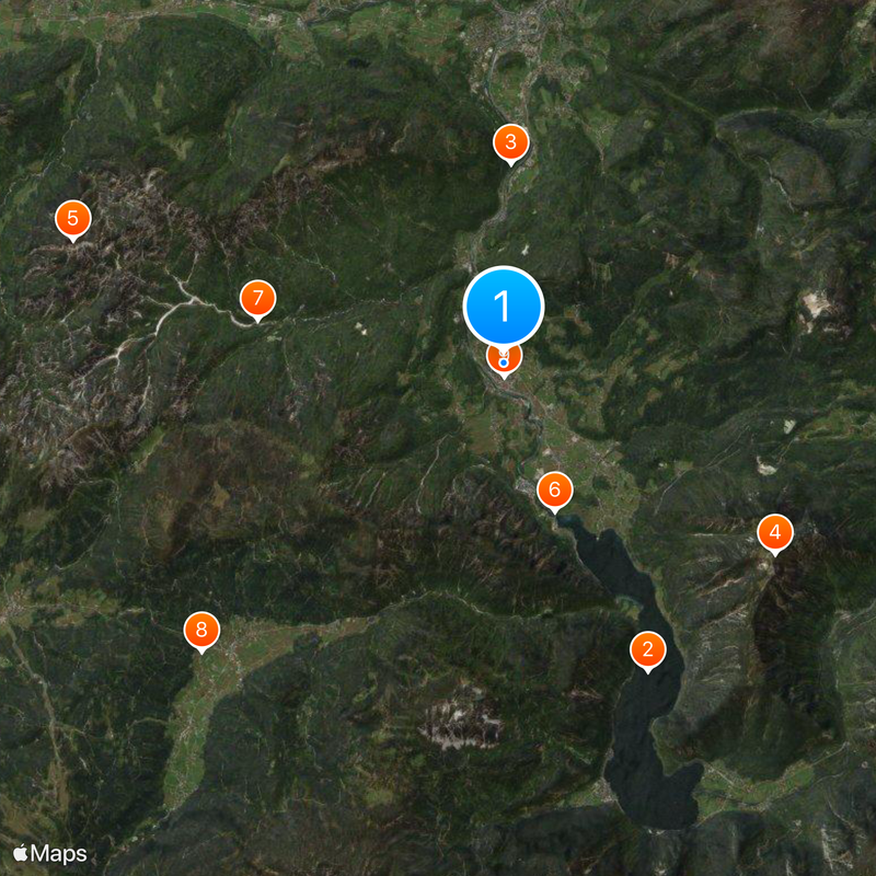 Bad Goisern am Hallstättersee Karte