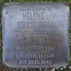 Stolperstein dedicated to Helene Löwenthal