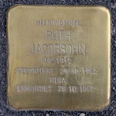 Stolperstein à la mémoire de Ruth Jacobsohn