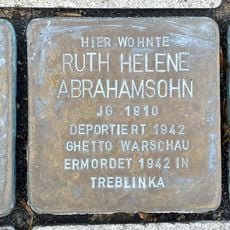 Stolperstein dedicated to Henriette Abrahamsohn