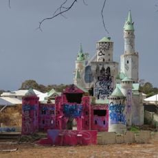Neuschwanstein Castle replica at Castle Fun Park, Mandurah