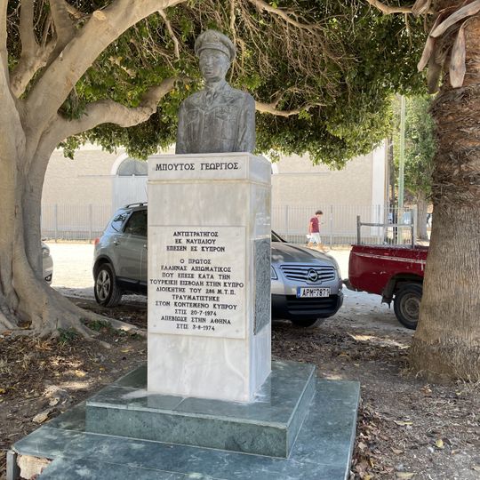 Bust of Georgios Boutos, Nauplion