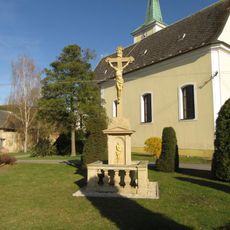 Kříž ve Vranové Lhotě u kostela