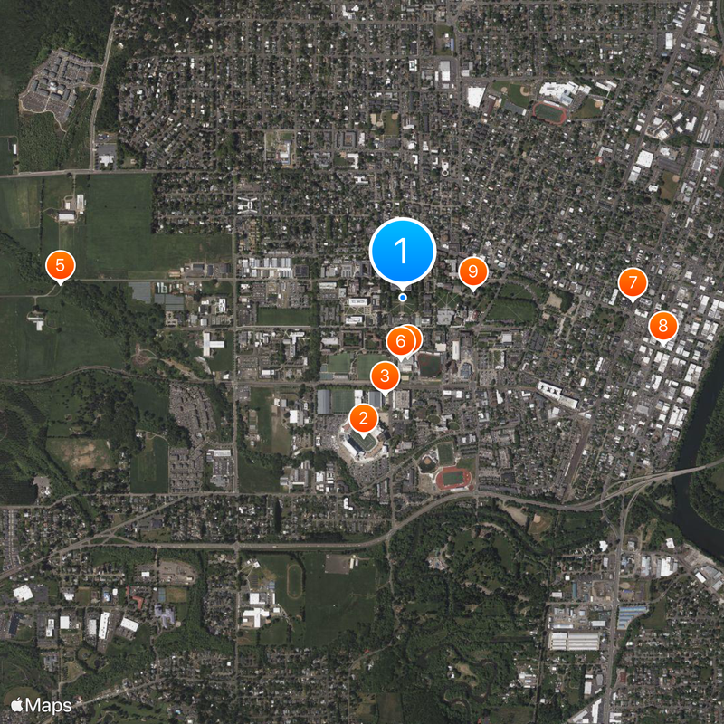 Oregon State University Map