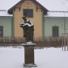 Socha Svatého Jana Nepomuckého v Potštejně u kostela