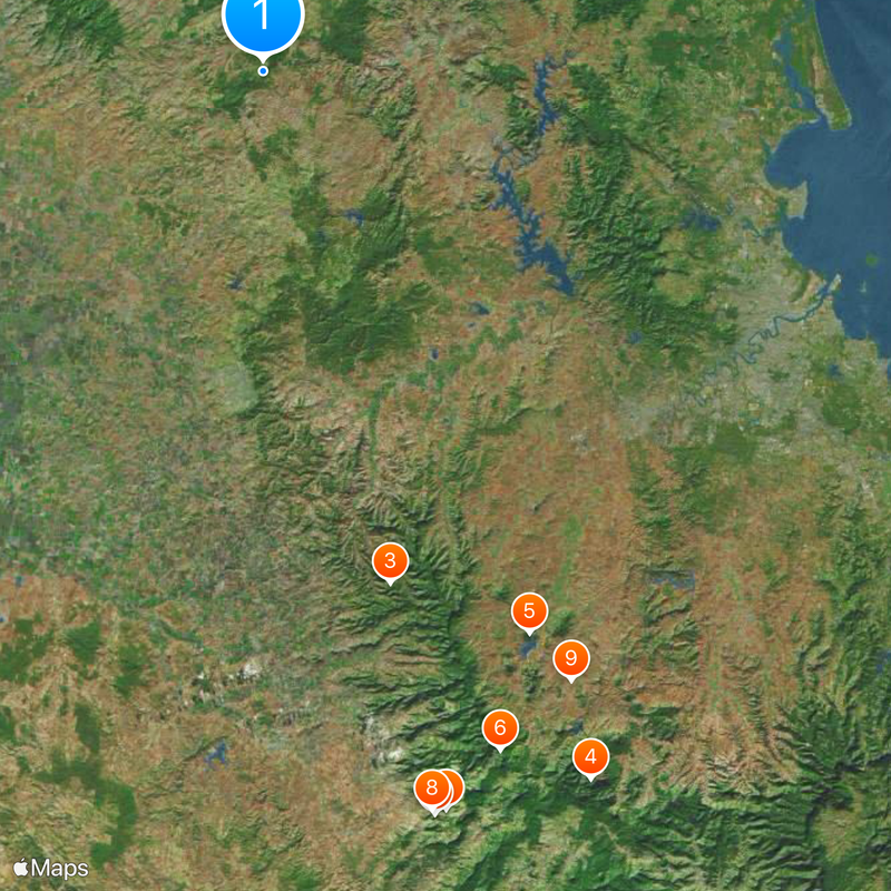 South East Queensland Map