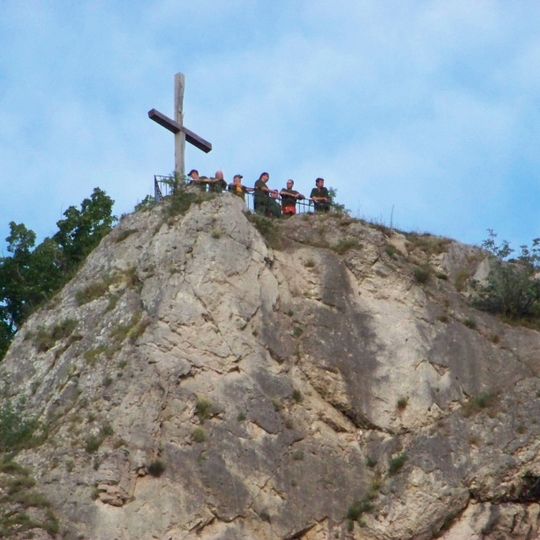 Cross at Svatojánská skála