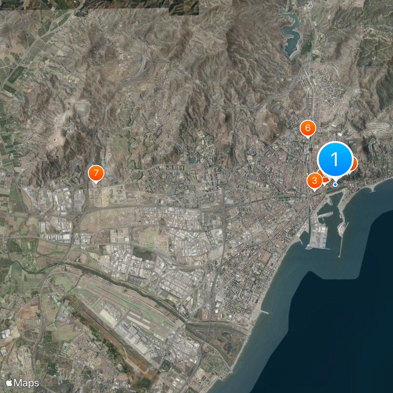 Universidad de Málaga Map
