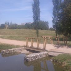 Mostek přes potok v Sítenském údolí pod rybníčkem