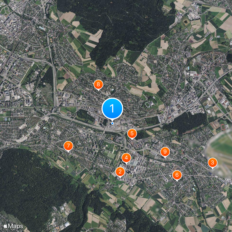 Glattzentrum Map