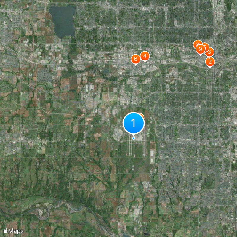 Will Rogers World Airport Map