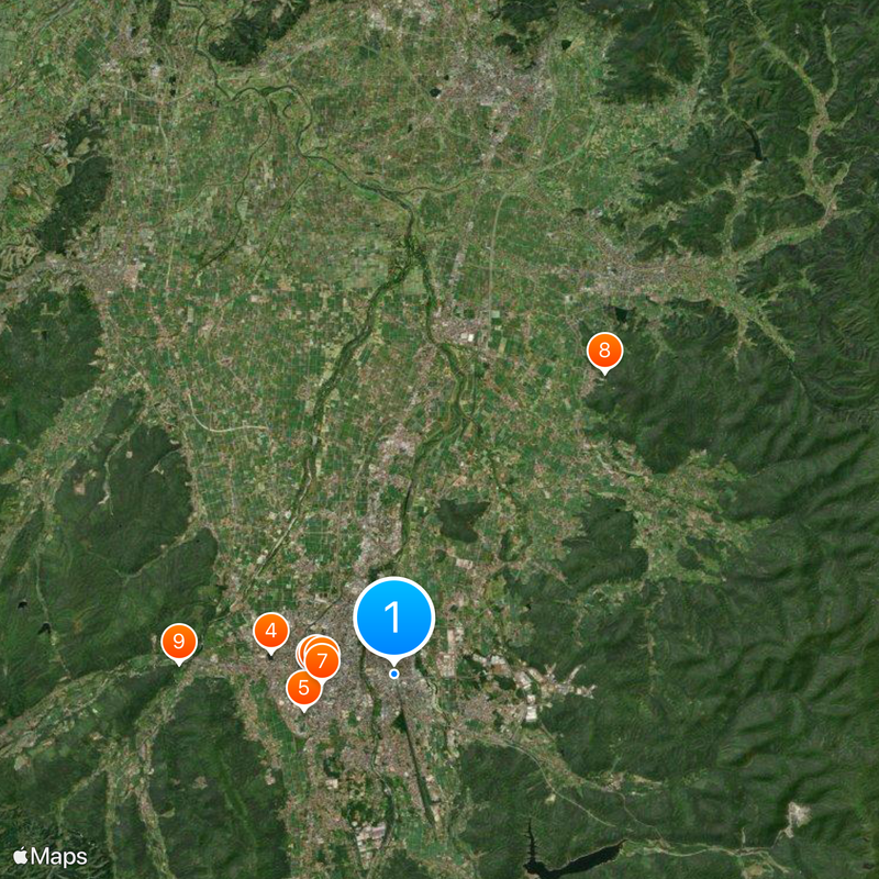 Yonezawa Station Map
