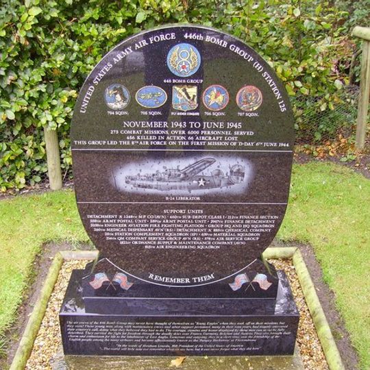 446th Bombardment Group USAAF Memorial, Flixton