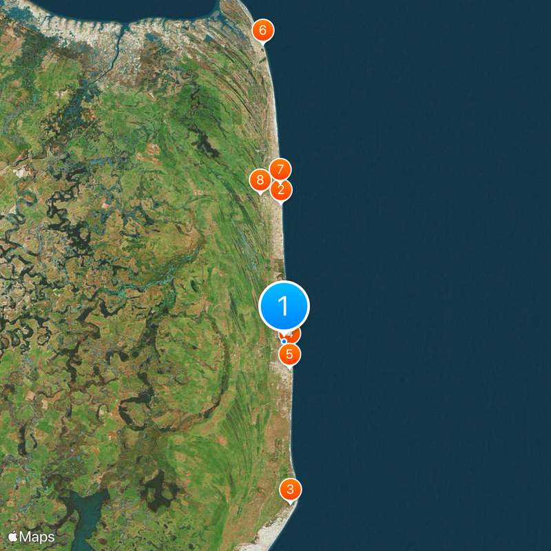 San Bernardo del Tuyú Map