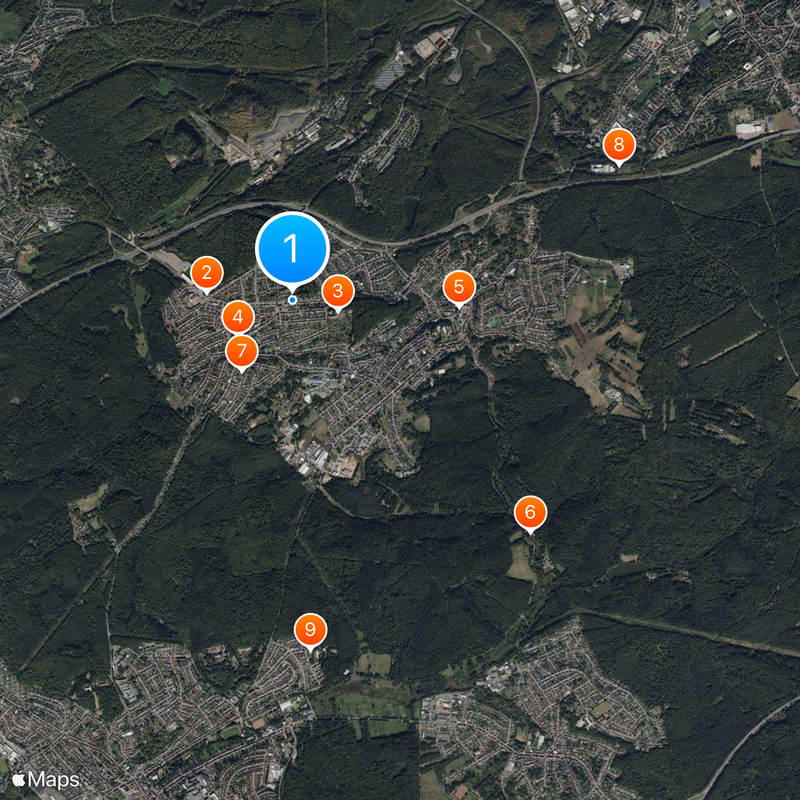 Spiesen-Elversberg Mappa