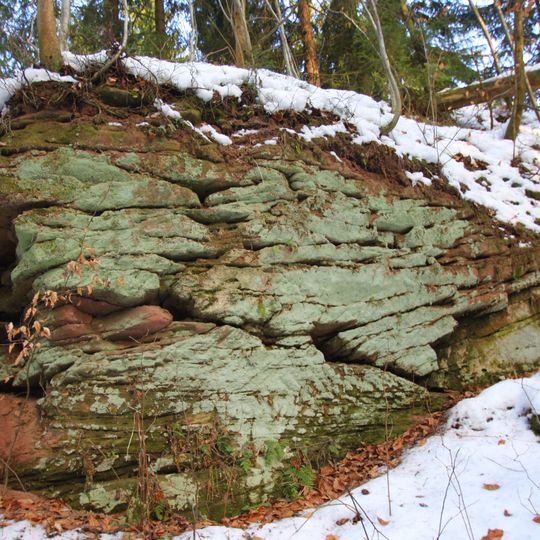 Steinerner Vogelherd NE von Leuchau