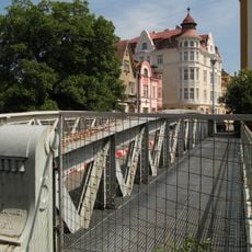 Bridge of Opavská street over the Opava in Krnov