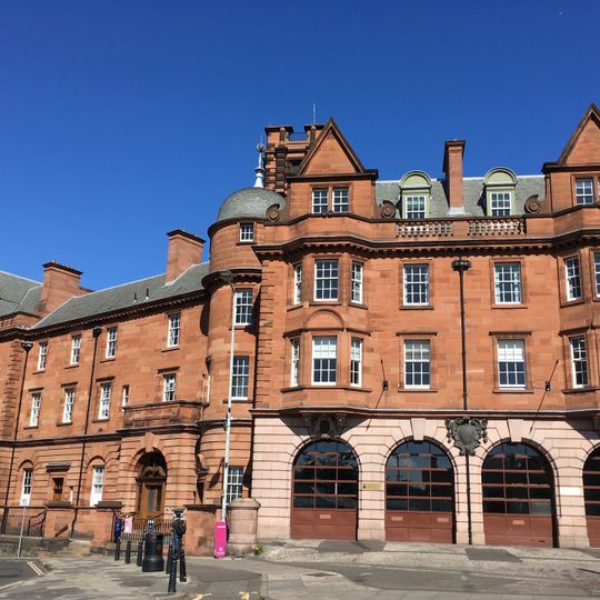 Edinburgh, Lauriston Place, Fire Brigade Station